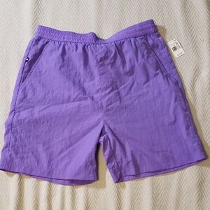 Purple Casual Shorts